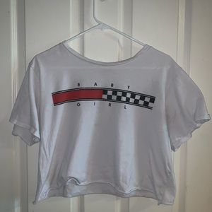 Checkerboard Crop Top